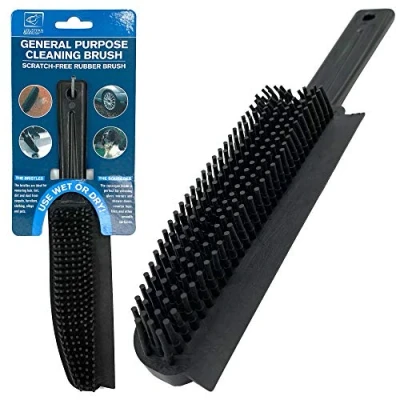 Afbeelding van Professionele 2in1 Rubberen Hand en Schoonmaak Borstel Voor Normaal Gebruik met Krasvrije BORSTELHAREN DIEREN Haar verwijdering van Tapijten Meubels The Dustpan and Brush Store