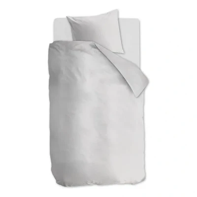 Afbeelding van Dekbedovertrek Ambiante Cotton Uni White Katoen 140 x 200 / 220 cm 1 Persoons