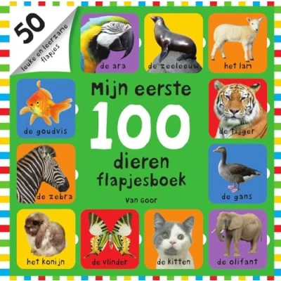 Afbeelding van Mijn eerste 100 dieren flapjesboek (Hardback)