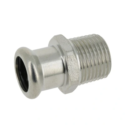 Afbeelding van Bonfix Perskoppeling RVS 316L Puntstuk R1 1/2&quot;x35mm