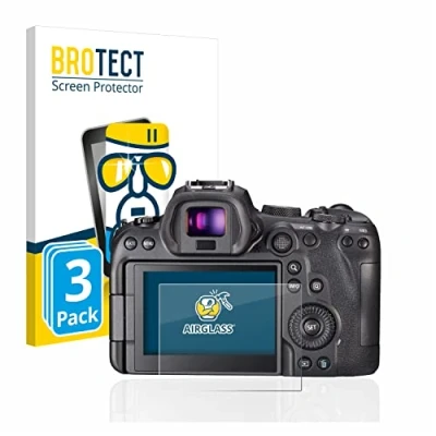 Afbeelding van BROTECT Screenprotector voor Canon EOS R6 Folie Beschermfolie Beschermglas transparant (3 Stuks)