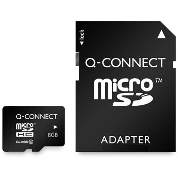 Afbeelding van microSD geheugenkaart, met SD adaptor, 8 GB