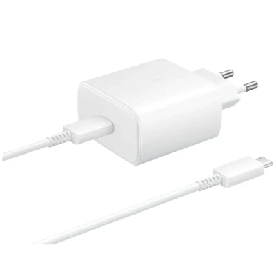 Afbeelding van Samsung 45W Travel Adapter EP TA845 Wit Met USB C Kabel