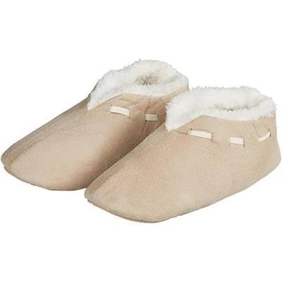 Afbeelding van Morethansocks Spaanse sloffen dames Beige maat 41/42 Pantoffels 41