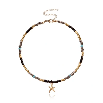 Afbeelding van Jomide Choker Bohemian Zeester Goudkleurig