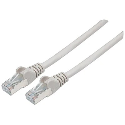 Afbeelding van Intellinet 1m Cat6a S/FTP RJ 45 (S STP) Grijs netwerkkabel