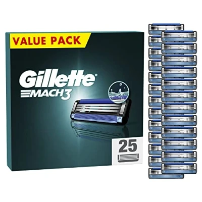 Afbeelding van Gillette Mach3 Scheermesjes 25 Navulmesjes