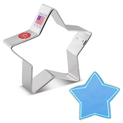 Afbeelding van Ann Clark Cookie Cutters Ster Koekjessnijders, 8,9 cm