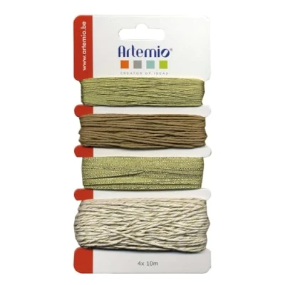 Afbeelding van 4x10 m gouden touw Artemio