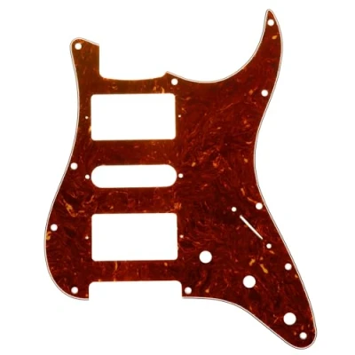 Afbeelding van Musiclily Pro HSH 11 Schroefgaten Strat Gitaar Slagplaat voor Fender American/Mexican Standard Stratocaster Moderne Stijl, 4 laags Vintage Tortoise