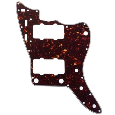 Afbeelding van Musiclily Pro 13 Schroefgaten 65 60s Vintage Stijl Gitaar Slagplaat voor Fender American Jazzmaster, 4 laags Tortoise Shell