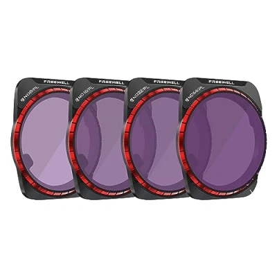 Afbeelding van Freewell Bright Day 4 pack filterset voor Air 3 ND/PL Hybride, GimbalSafe technologie