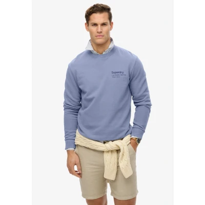 Afbeelding van Superdry CORE LOGO CITY CREW Sweater, Heren, Maat: Small, Tempest blue
