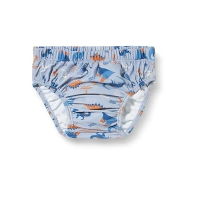 Afbeelding van Playshoes Dino luierbroekje allover blauw