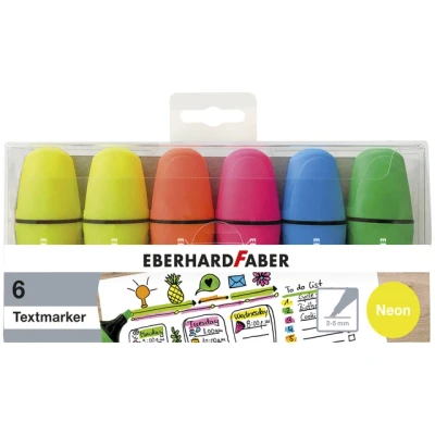 Afbeelding van Tekstmarker Eberhard Faber mini neon etui 6 stuks per 10