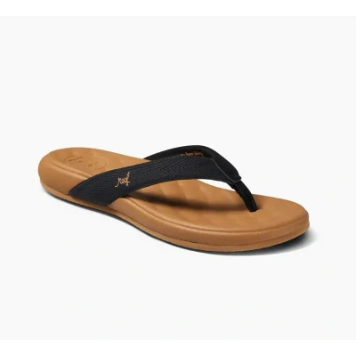 Afbeelding van Reef CUSHION HARMONY black/tan Dames Slippers