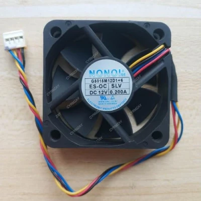 Afbeelding van Koelventilator voor NONOISE G5015M12D1 + 6 12V 0.200A 5015 4 Wire car audio