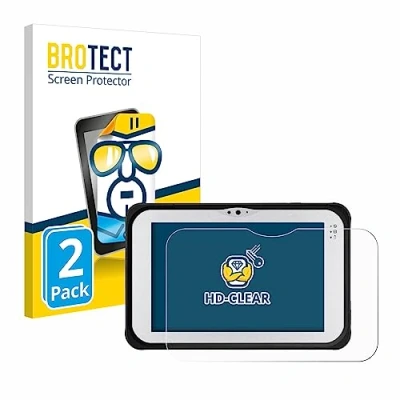 Afbeelding van BROTECT (2 Stuks) Schermbeschermer voor Panasonic Toughpad FZ M1/ B2 Screen Protector Transparant