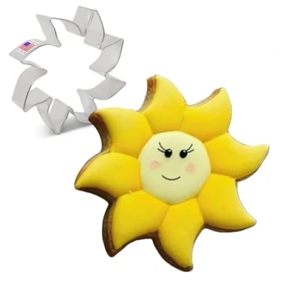 Afbeelding van Ann Clark Cookie Cutters Zon Koekjesvorm, 10,2 cm