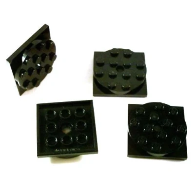 Afbeelding van LEGO Bricks draaibeugel, 4 stuks, x draaiknoppen, zwart