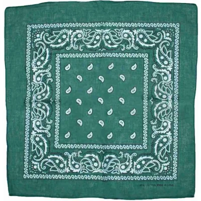 Afbeelding van Zac&#039;s Alter Ego Teal Paisley print Bandana Groen
