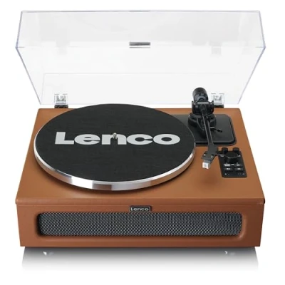 Afbeelding van Lenco LS 430BN Platenspeler met 4 ingebouwde Luidsprekers Bruin Brown