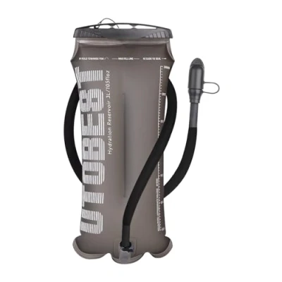 Afbeelding van UTOBEST UTR211 Waterzak 1,5 l, 2 3 TPU lichaamswaterzak met geïsoleerde slang, BPA vrij, lekvrij waterreservoir voor wandelen, hardlopen, fietsen, kamperen,