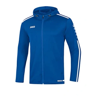 Afbeelding van JAKO Striker 2.0 Damesjas met capuchon, royal/wit, 40