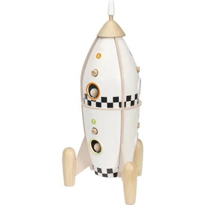 Afbeelding van Classic World Houten Bouw Raket, 51dlg.