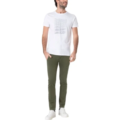 Afbeelding van TIMEZONE Heren Chino Broek slim JANNOTZ Groen 36W / 32L Volwassenen