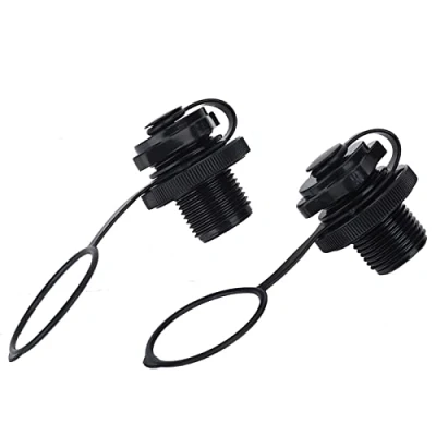 Afbeelding van 2 stks Air Plugs Opblaasbare Boot Spiraal Eenrichtings Inflatie Luchtklep Voor Rubber Dinghy Vlot Zwembad Luchtbedden
