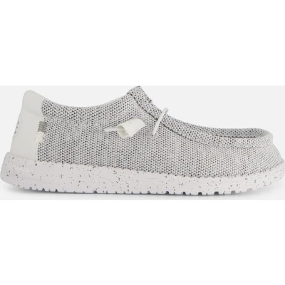 Afbeelding van HEYDUDE Wally Sox Instappers grijs Canvas Maat 41