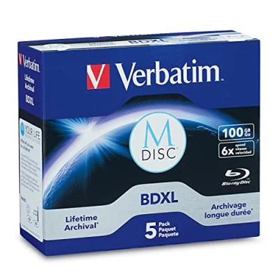 Afbeelding van Verbatim 98913 M Disc Blu ray XL 100 GB 5 stuk(s) Jewelcase