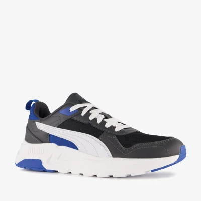 Afbeelding van Puma Trinity LT heren sneakers grijs blauw Maat 47 Uitneembare zool