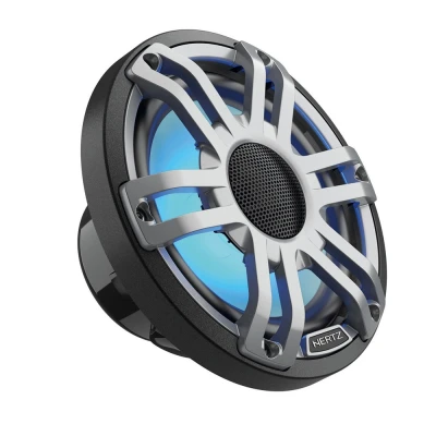 Afbeelding van Hertz HMX 6.5 S LD G Marine Speakers Sport Grijs met RGB verlichting 75 Watt Set van 2