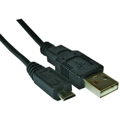 Afbeelding van LogiLink USB kabel 2.0 A stekker, micro B stekker 1.80 m Zwart CU0034