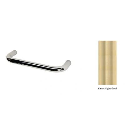 Afbeelding van Waterevolution flow handdoekhouder 17.5 cm PVD Light Gold A110WGE