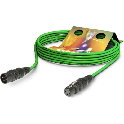 Afbeelding van Sommer Cable Microfoonkabel SC STAGE 20m groen HICON, SGCE 2000 GN