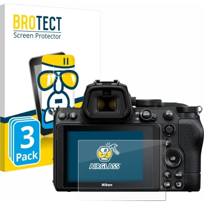 Afbeelding van BROTECT Screenprotector voor Nikon Z 5 Folie Beschermfolie Beschermglas transparant (3 Stuks)