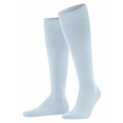 Afbeelding van Falke Airport KH Kniekousen, Heren, Maat: 45/46, Light blue