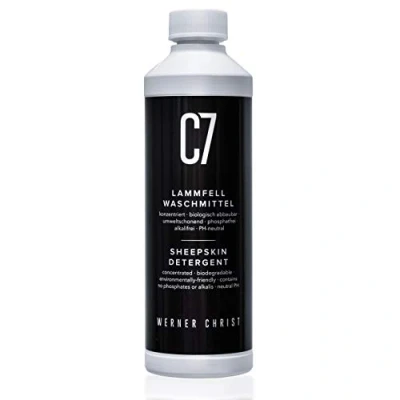 Afbeelding van WERNER CHRIST Schapenvacht wasmiddel C7 geschikt voor alle wasbare schapenvachten, lamsvachten en natuurlijke vezels, biologisch afbreekbaar, milieuvriendelijk, 250 ml/500 ml