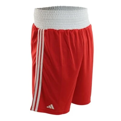 Afbeelding van adidas Amateur Boxing Short Lightweight Rood/Wit Large
