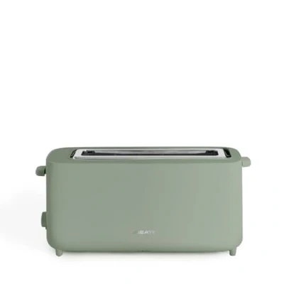 Afbeelding van CREATE Toast Studio XL Broodrooster, saliegroen, 6 standen, kruimellade, thermostaat, ontdooien, veiligheidssysteem, 950 W