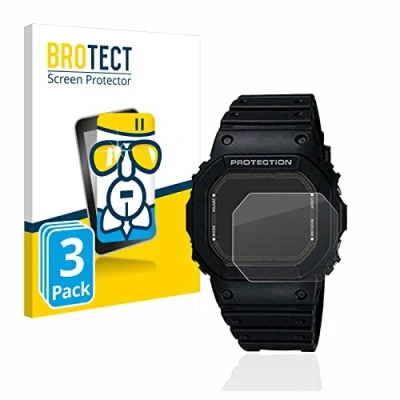 Afbeelding van BROTECT Glas Screen Protector voor Casio G Shock GW 5000 1JF (3 Stuks) Schermbeschermer [9H Hardheid, Beschermglas Folie niet Gehard Glas]