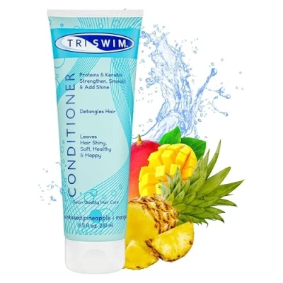 Afbeelding van TRISWIM Conditioner Voor Zwemmers, Na Het Zwemmen Verzorging, Hydraterende Haar, Ontklittende Regenererende Vegan Haarconditioners Mensen (251ml)