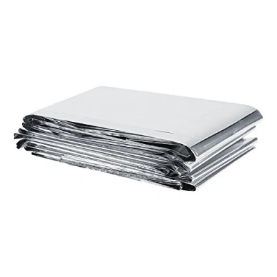 Afbeelding van Wakects Zilveren reflecterende Mylar folie, plantenreflecterende tuinbroeikasbedekkende folievellen, zeer reflecterend, verhoogt effectief de plantengroei, 200 x 100 cm