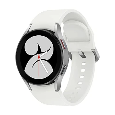 Afbeelding van Samsung Galaxy Watch4 Smartwatch, gezondheidscontrole, sporttracker, lange levensduur van de batterij, 40 mm, LTE, zilverkleurig (versie ES)