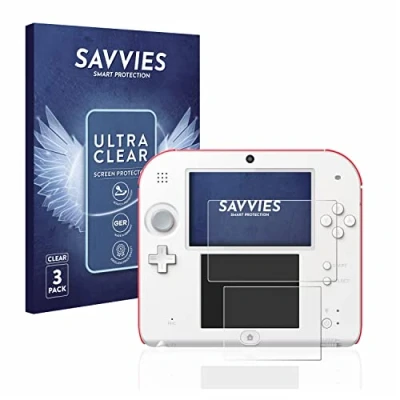 Afbeelding van Savvies (6 Stuks) Schermbeschermer voor Nintendo 2DS Screen Protector Ultra Transparant