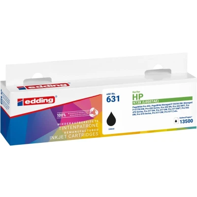 Afbeelding van Edding Cartridge vervangt HP 973X (L0S07AE) Compatibel Zwart EDD 631 18