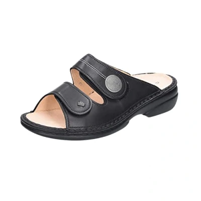 Afbeelding van Finn Comfort Muiltjes, Dames, Maat: 36, Black Leer